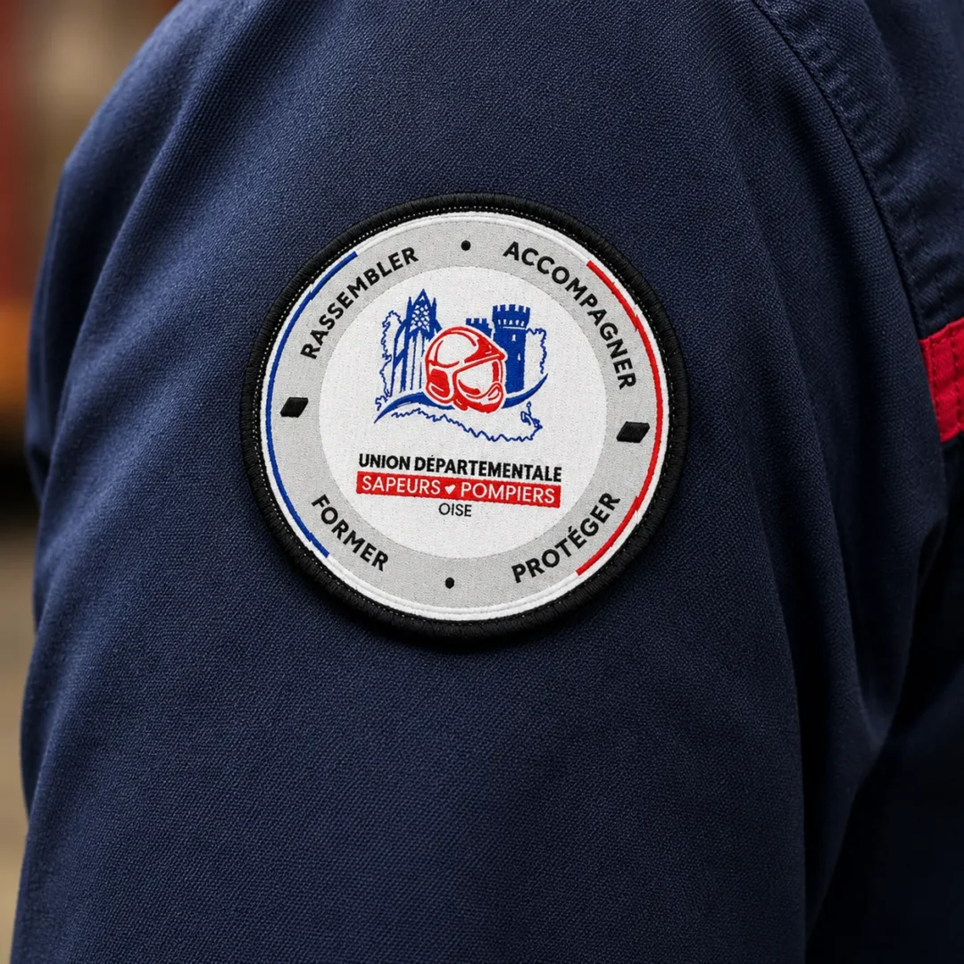 Écusson officiel de l’Union Départementale des Sapeurs-Pompiers de l’Oise